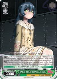RAISE YOUR HANDS, LOCK - BanG Dream! Vol.2 - Weiss Schwarz card