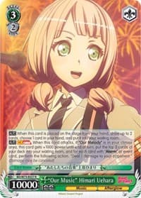 "Our Music" Himari Uehara - BanG Dream! Vol.2 - Weiss Schwarz card