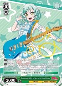 Exceptional Ability to Take Action, Hina Hikawa (SPM) (A) - BanG Dream! Vol.2 - Weiss Schwarz card
