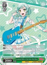 Exceptional Ability to Take Action, Hina Hikawa (SPM) (B) - BanG Dream! Vol.2 - Weiss Schwarz card