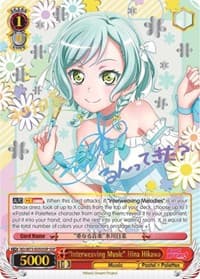 "Interweaving Music" Hina Hikawa (SSP) - BanG Dream! Vol.2 - Weiss Schwarz card