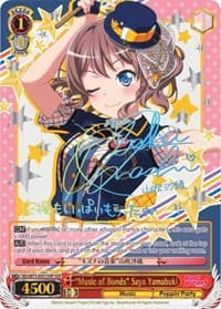 "Music of Bonds" Saya Yamabuki (SSP) - BanG Dream! Vol.2 - Weiss Schwarz card