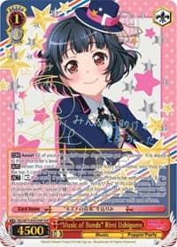 "Music of Bonds" Rimi Ushigome (SSP) - BanG Dream! Vol.2 - Weiss Schwarz card