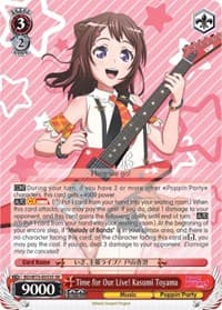 Time for Our Live! Kasumi (SR) - BanG Dream! Vol.2 - Weiss Schwarz card