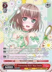 "Interweaving Music" Maya Yamato (SP) (B) - BanG Dream! Vol.2 - Weiss Schwarz card