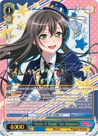 "Music of Bonds" Tae Hanazono (SSP) - BanG Dream! Vol.2 - Weiss Schwarz card