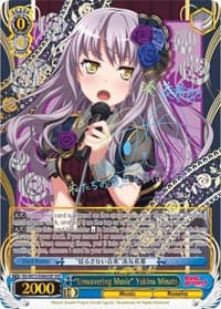 "Unwavering Music" Yukina Minato (SSP) - BanG Dream! Vol.2 - Weiss Schwarz card