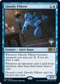 Ghostly Pilferer - Promo Pack: Core Set 2021 - Magic: The Gathering card
