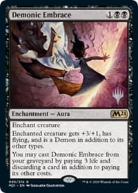 Demonic Embrace - Promo Pack: Core Set 2021 - Magic: The Gathering card