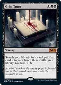 Grim Tutor - Promo Pack: Core Set 2021 - Magic: The Gathering card