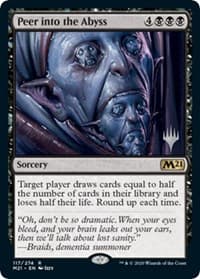 Peer into the Abyss - Promo Pack: Core Set 2021 - Magic: The Gathering card