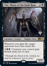 Vito, Thorn of the Dusk Rose - Promo Pack: Core Set 2021 - Magic: The Gathering card