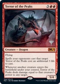 Terror of the Peaks - Promo Pack: Core Set 2021 - Magic: The Gathering card