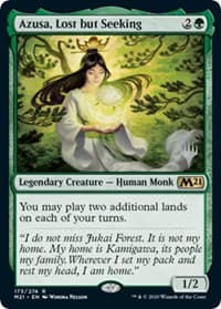 Azusa, Lost but Seeking - Promo Pack: Core Set 2021 - Magic: The Gathering card