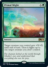 Primal Might - Promo Pack: Core Set 2021 - Magic: The Gathering card