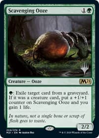 Scavenging Ooze - Promo Pack: Core Set 2021 - Magic: The Gathering card