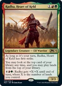 Radha, Heart of Keld - Promo Pack: Core Set 2021 - Magic: The Gathering card