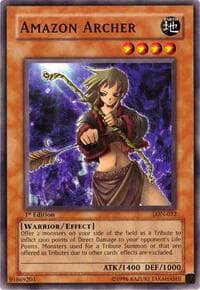Amazon Archer - Labyrinth of Nightmare - YuGiOh card