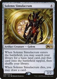 Solemn Simulacrum - Promo Pack: Core Set 2021 - Magic: The Gathering card