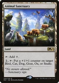 Animal Sanctuary - Promo Pack: Core Set 2021 - Magic: The Gathering card