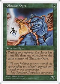Ghazban Ogre - Fifth Edition - Magic: The Gathering card