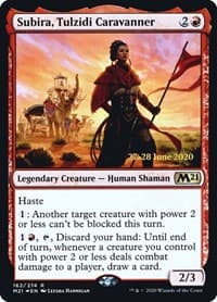 Subira, Tulzidi Caravanner - Prerelease Cards - Magic: The Gathering card