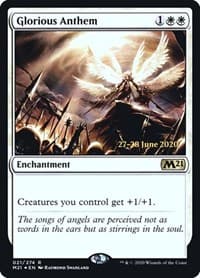 Glorious Anthem - Prerelease Cards - Magic: The Gathering card