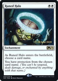 Runed Halo - Prerelease Cards - Magic: The Gathering card