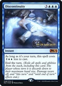 Discontinuity - Prerelease Cards - Magic: The Gathering card