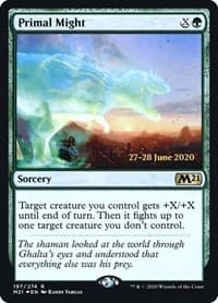 Primal Might - Prerelease Cards - Magic: The Gathering card