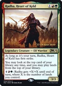 Radha, Heart of Keld - Prerelease Cards - Magic: The Gathering card
