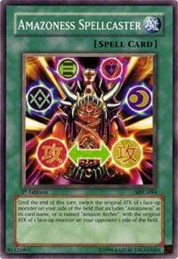 Amazoness Spellcaster - Magician's Force - YuGiOh card