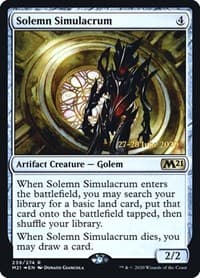 Solemn Simulacrum - Prerelease Cards - Magic: The Gathering card