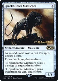Sparkhunter Masticore - Prerelease Cards - Magic: The Gathering card