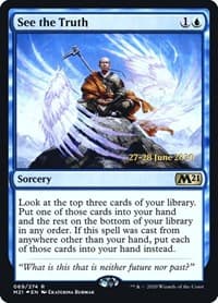 See the Truth - Prerelease Cards - Magic: The Gathering card