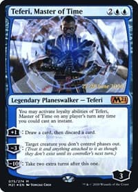 Teferi, Master of Time - Prerelease Cards - Magic: The Gathering card