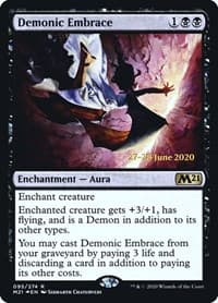 Demonic Embrace - Prerelease Cards - Magic: The Gathering card