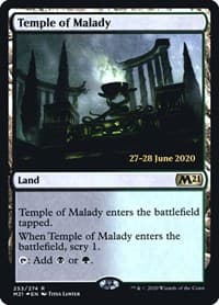 Temple of Malady (M21) - Prerelease Cards - Magic: The Gathering card