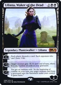 Liliana, Waker of the Dead - Prerelease Cards - Magic: The Gathering card