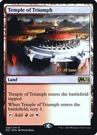 Temple of Triumph (M21) - Prerelease Cards - Magic: The Gathering card