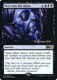 Peer into the Abyss - Prerelease Cards - Magic: The Gathering card