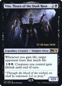 Vito, Thorn of the Dusk Rose - Prerelease Cards - Magic: The Gathering card