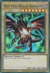 Red-Eyes Black Dragon (Green) - Legendary Duelists: Season 1 - YuGiOh card