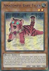 Amazoness Baby Tiger (Purple) - Legendary Duelists: Season 1 - YuGiOh card