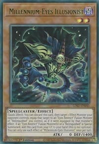 Millennium-Eyes Illusionist (Green) - Legendary Duelists: Season 1 - YuGiOh card