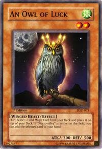 An Owl of Luck - Pharaonic Guardian - YuGiOh card
