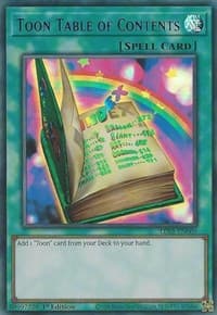 Toon Table of Contents (Purple) - Legendary Duelists: Season 1 - YuGiOh card
