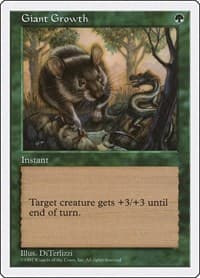 Giant Growth - Fifth Edition - Magic: The Gathering card