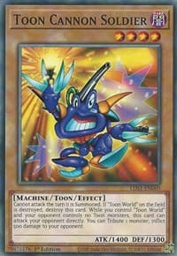 Toon Cannon Soldier - Legendary Duelists: Season 1 - YuGiOh card