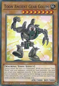 Toon Ancient Gear Golem - Legendary Duelists: Season 1 - YuGiOh card